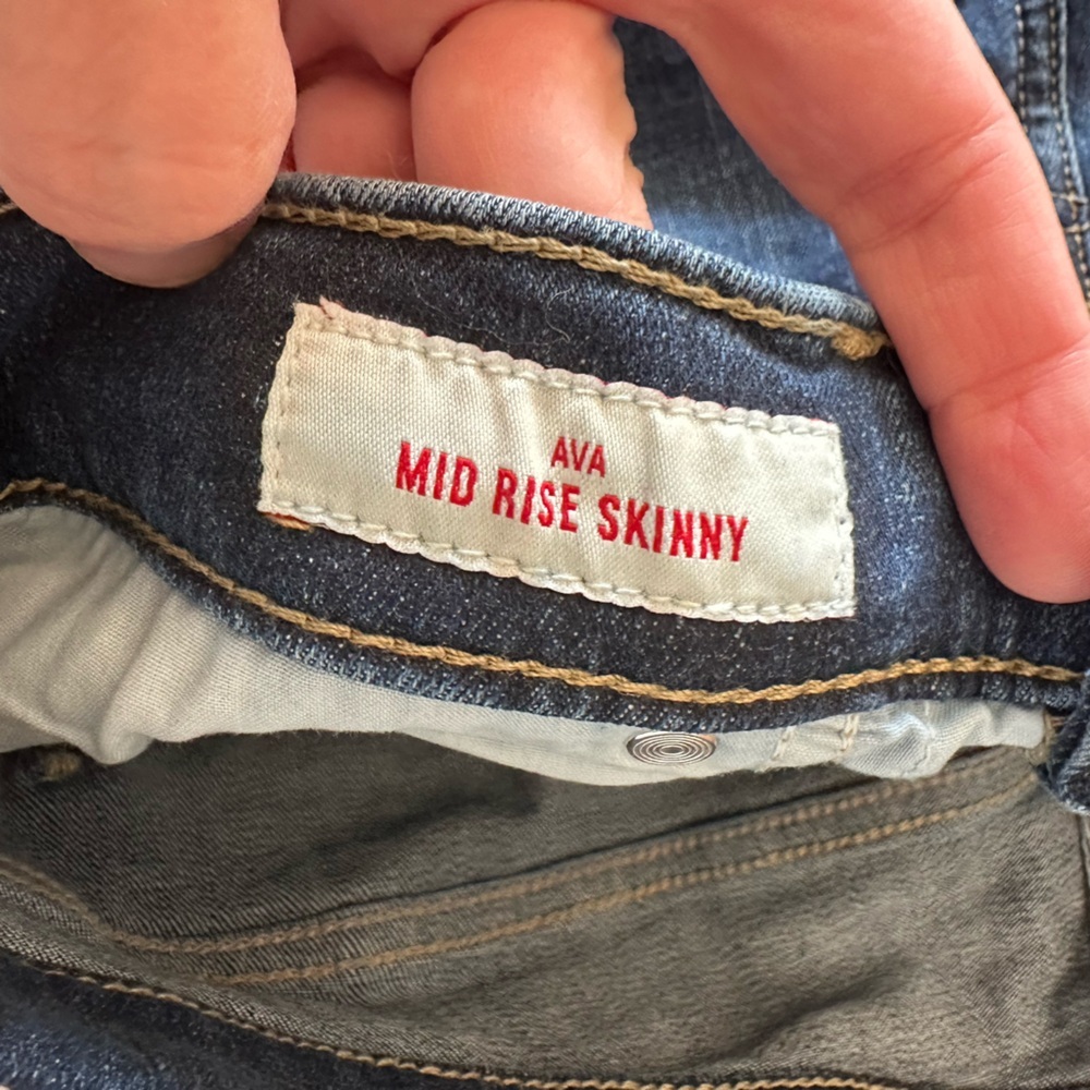 Lucky Brand Ava Mid Rise Skinny Jeans size 14 - Picture 5 of 5